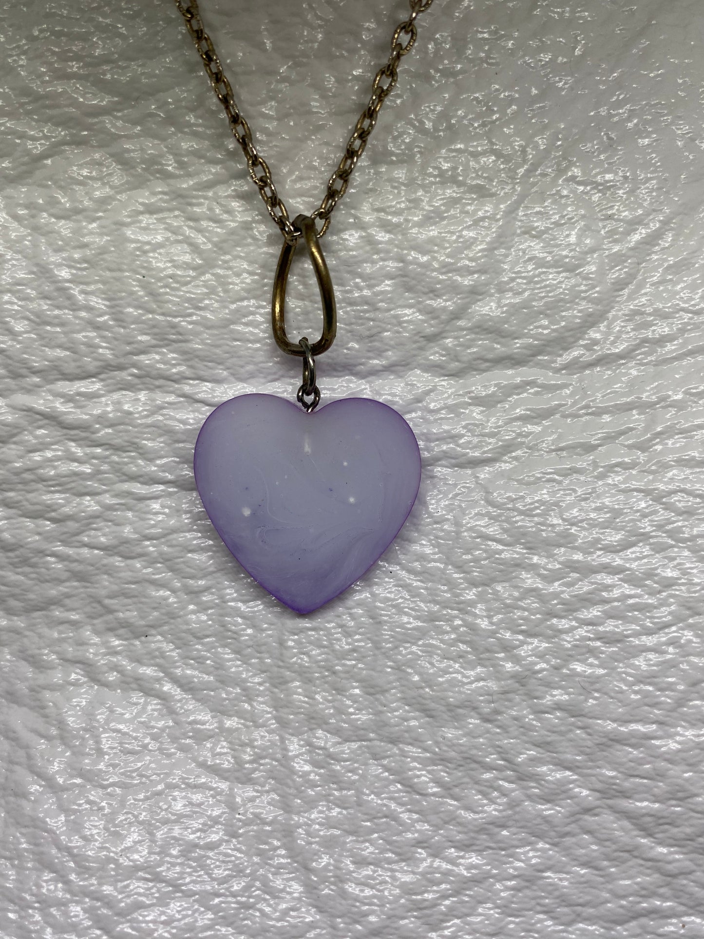 Purple Heart with rain drops