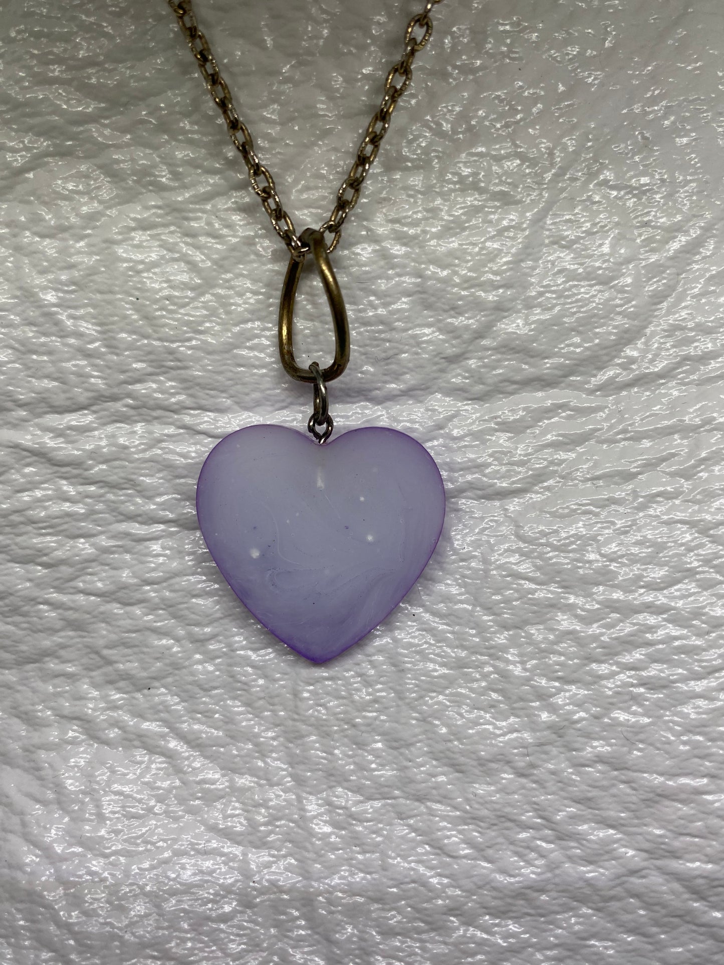 Purple Heart with rain drops