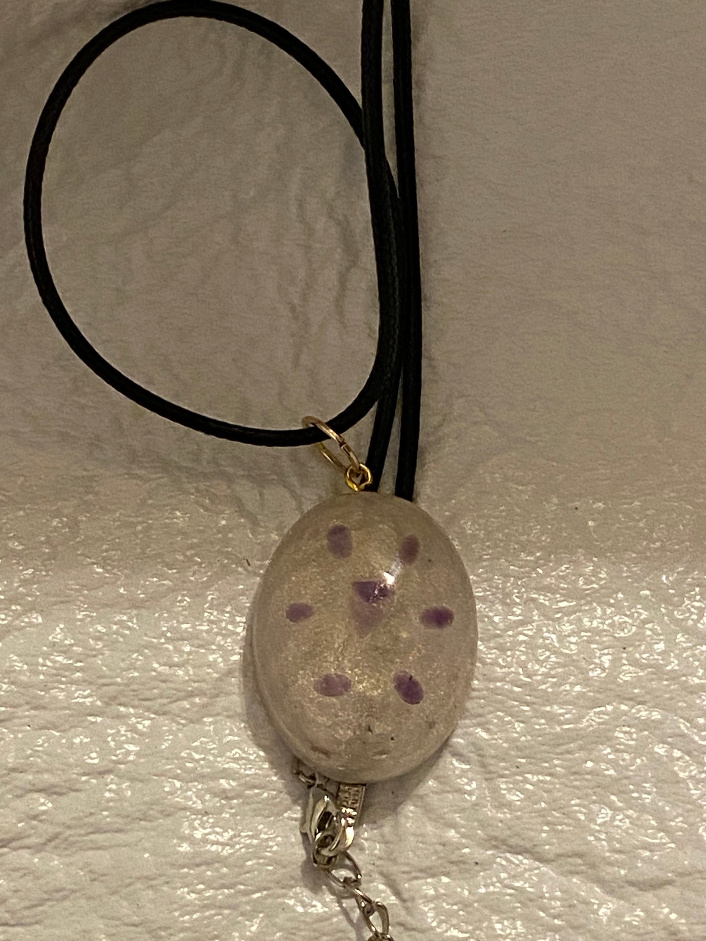 Amethyst in resin