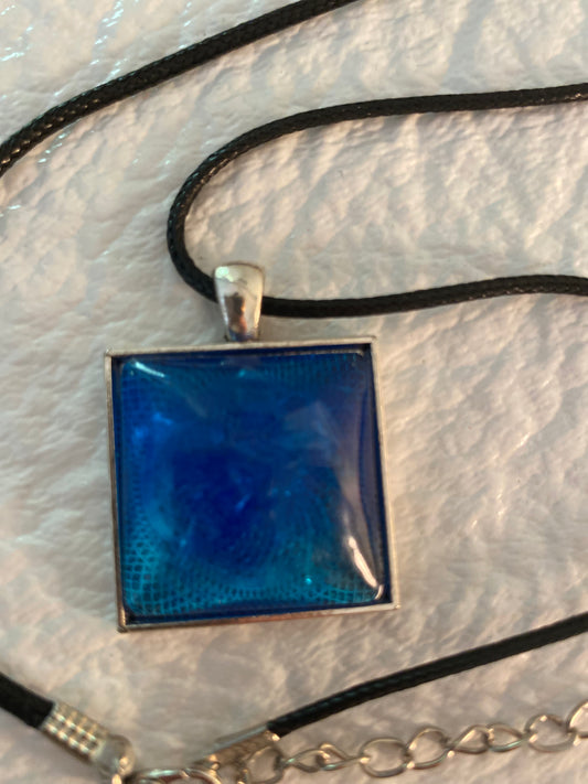 Ocean square necklace