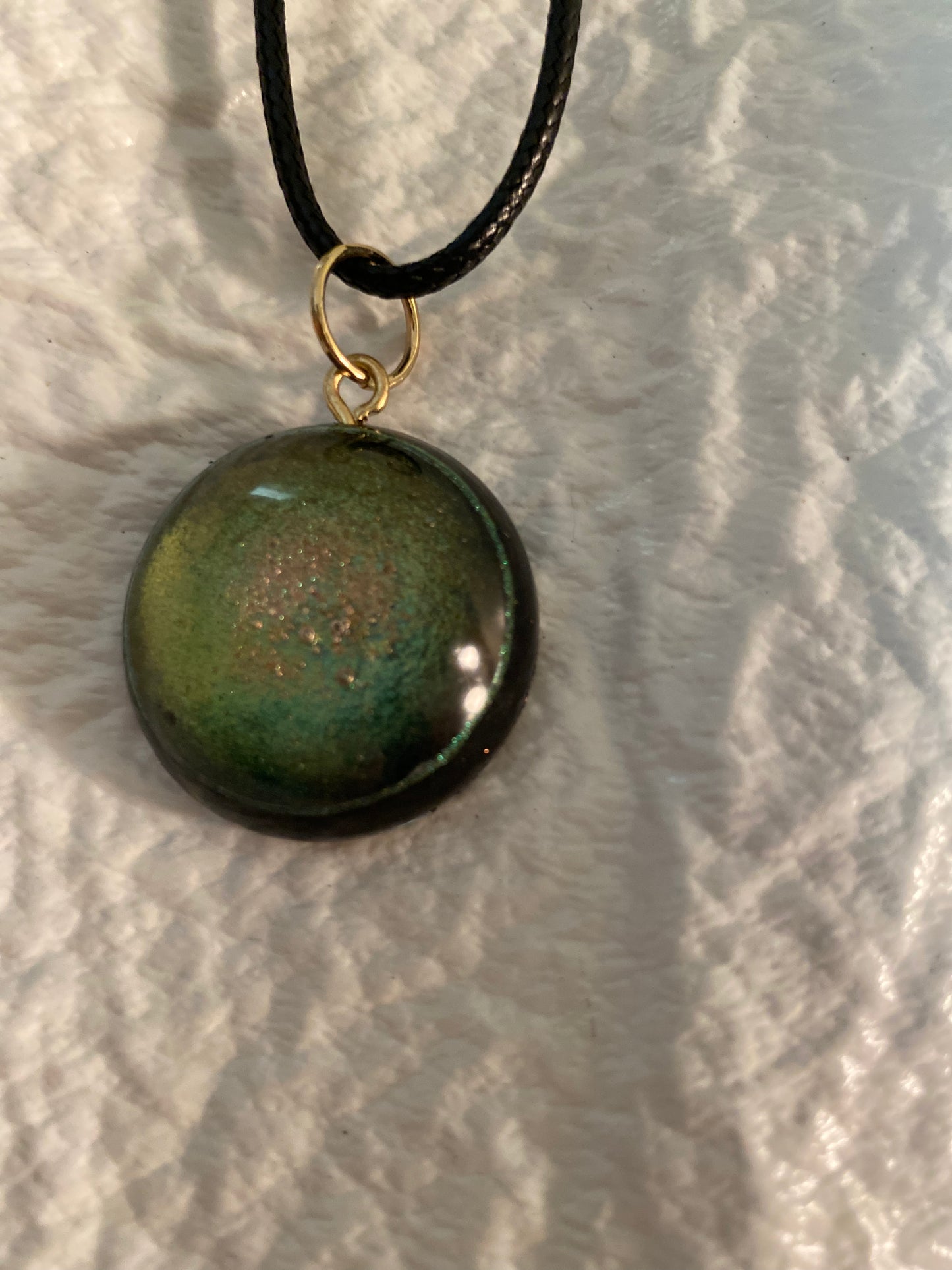 Multicolored galaxy necklace