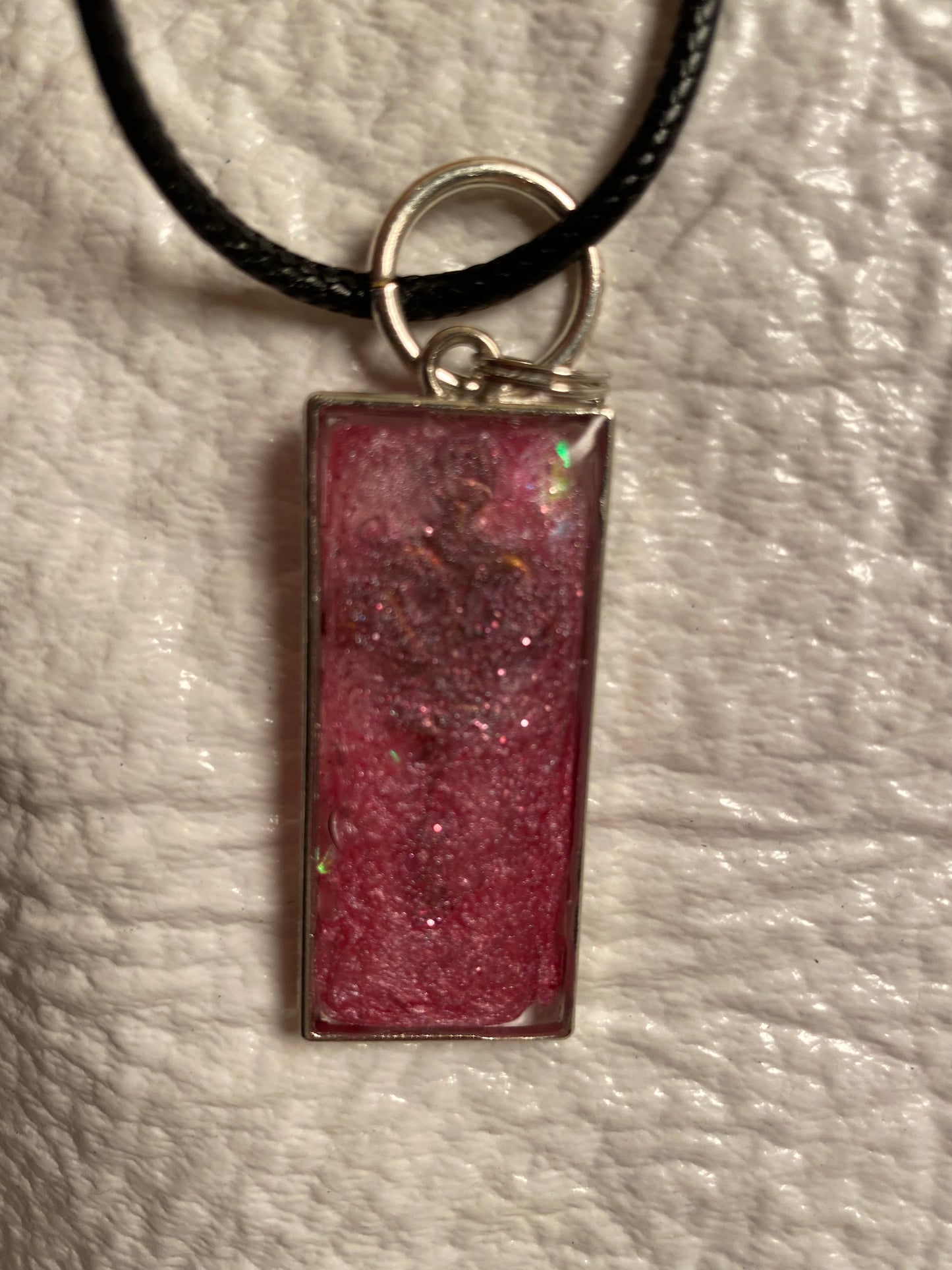 Key in pink resin